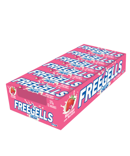 DROPS FREEGELLS CREAM MORANGO 12UN (36) DP/1