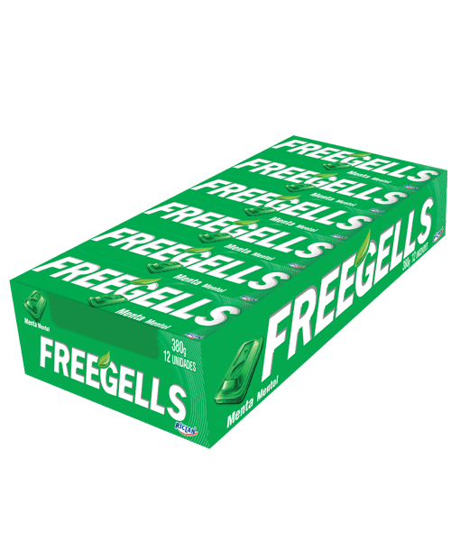 DROPS FREEGELLS MENTA 12UN (36) DP/1