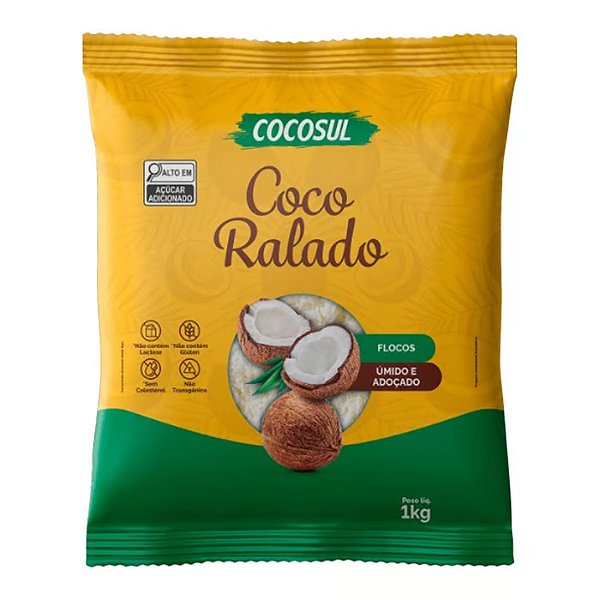 COCO RALADO COCOSUL FLOCOS ADOCADO 1KG(20) PC/1