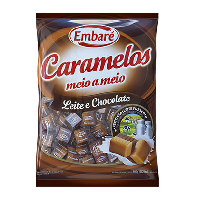CARAMELO EMBARE LEITE/CHOC 660GR (18) PC/1