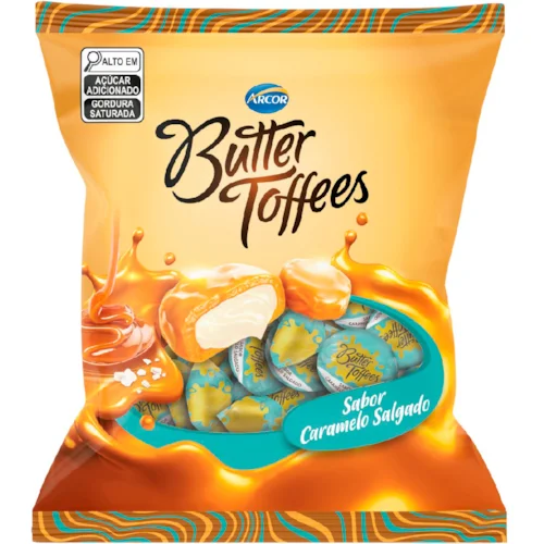 BALA BUT TOF CARAMELO SALGADO 400GR (15) PC/1