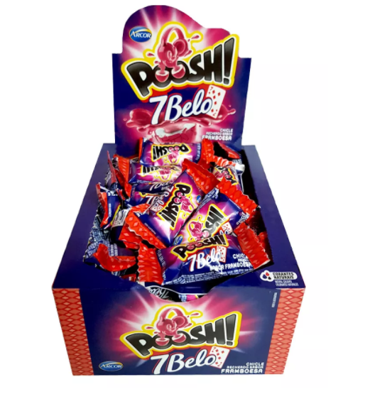 CHI. ARCOR POOSH 200GR JELLY 7 BELO (18) DP/1