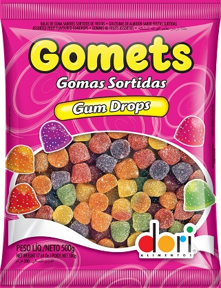 BALA DORI GOMA GOMETS SINO 500GR (20) PC/1