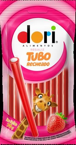 DORI 70GR REGALIZ TUBO MORANGO (12) UN/1