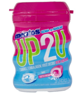 CHICLE MENTOS GARRAFA UP2U C/6 (6) DP/1