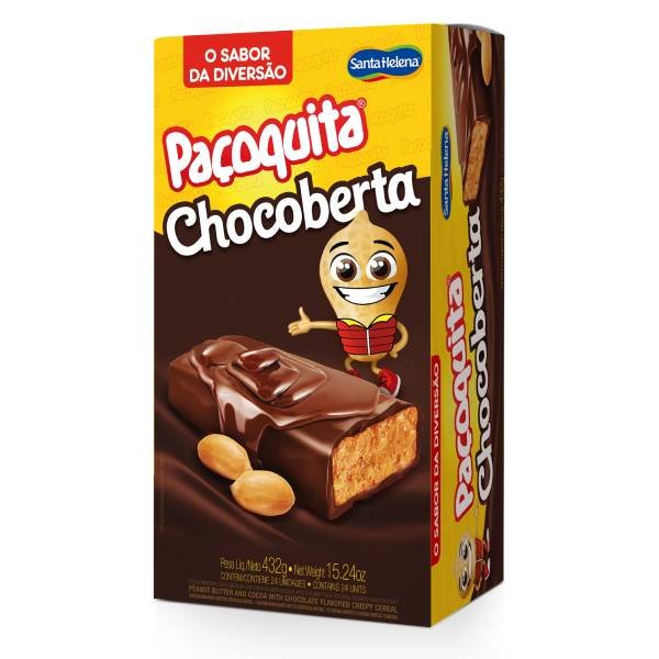 DOCE STA HELENA PACOQUITA COB CHOC 24UN(12 DP/1