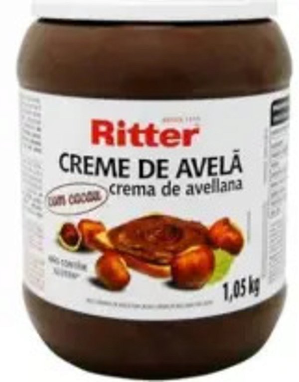 CREME DE AVELA RITTER 1,05KG (6) UN/1