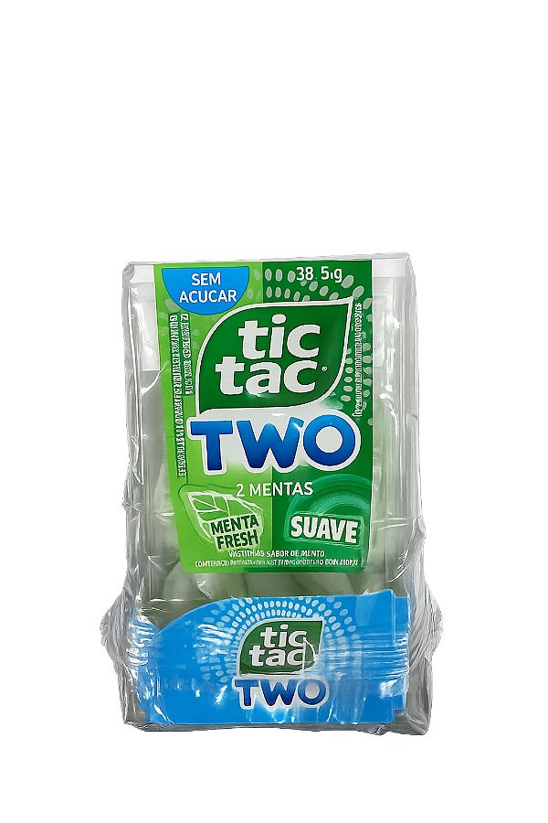 PASTILHA TIC TAC TWO MENTA FRESH 8UN (10) DP/8