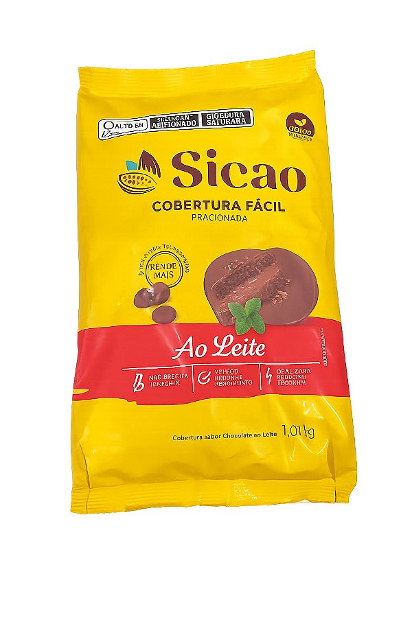 SICAO COB FACIL GOTAS AO LEITE 1KG(12) UN/1