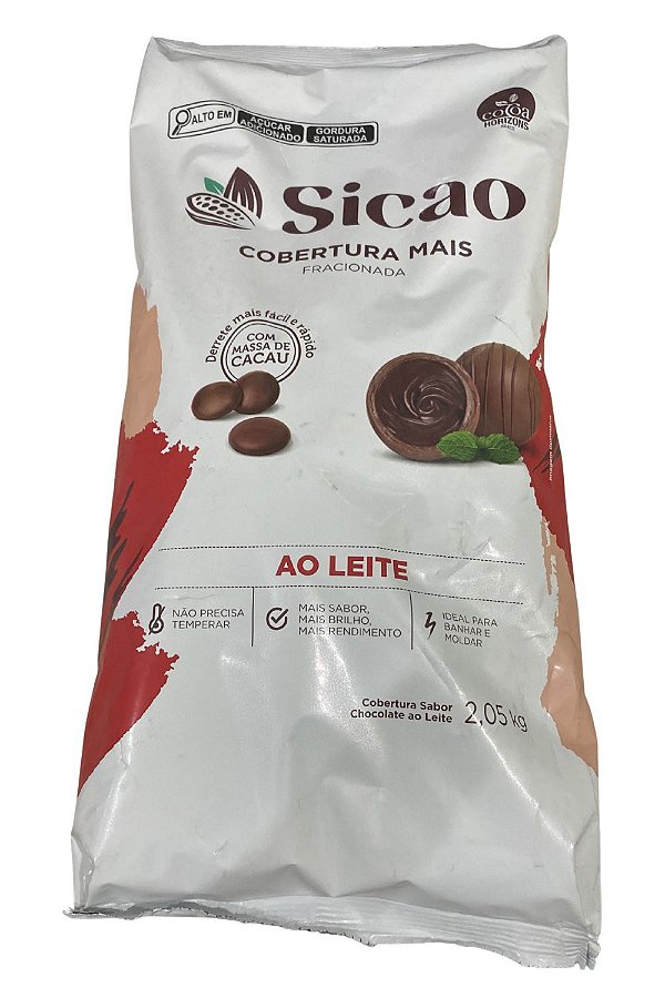 SICAO COB MAIS GOTAS AO LEITE 2,05KG(8 UN/1