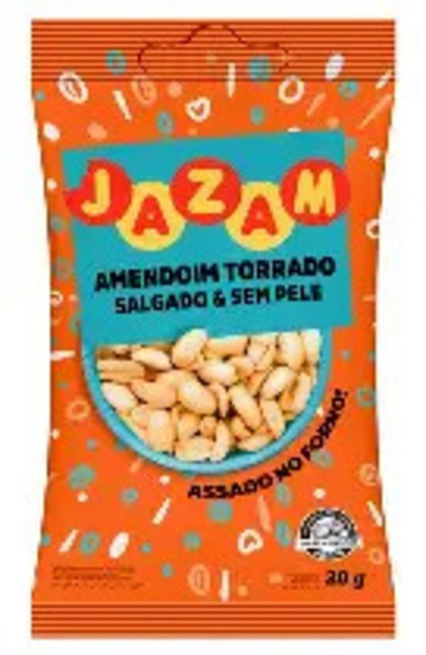 AMENDOIM JAZAM TORRADO SALGADO 60X20G (6) PC/60