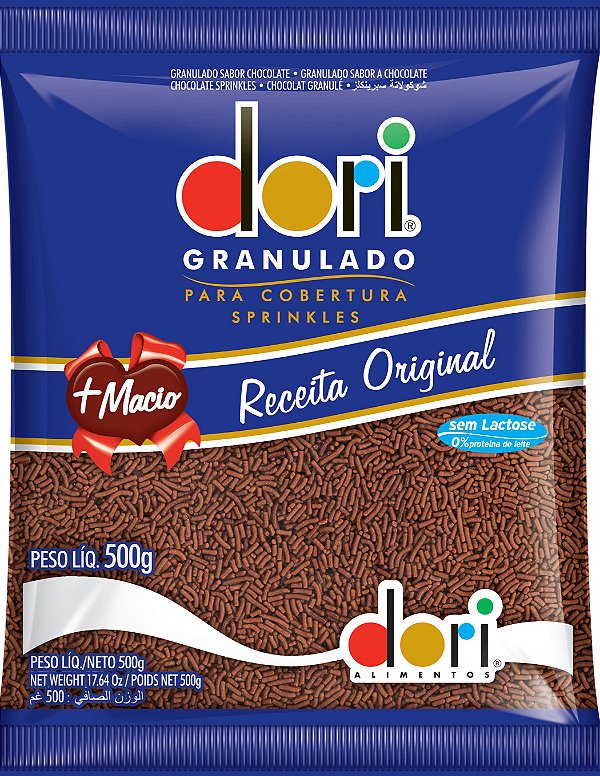 GRANULADO DORI CHOCOLATE 500GR (16) PC/1