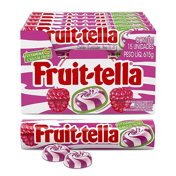 FRUITTELLA DURA SWIRL FRAMBOESA 15UN (12) DP/1