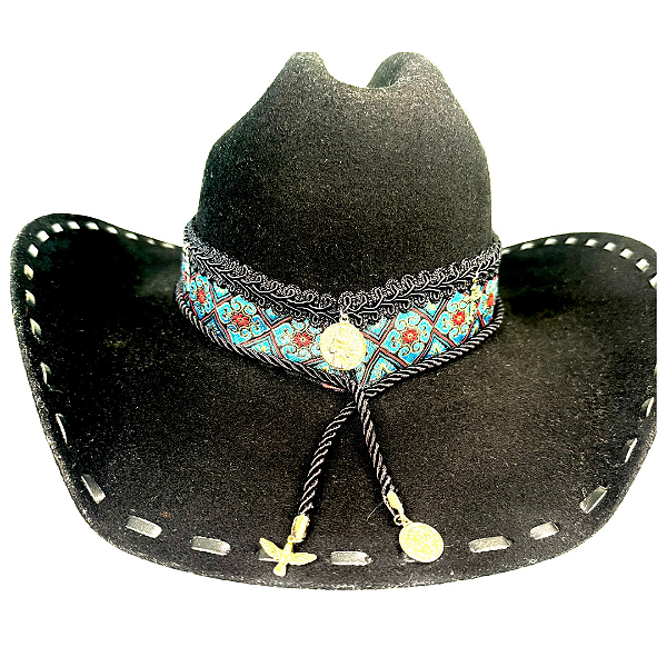 Faixa Country Feminina para Chapéus