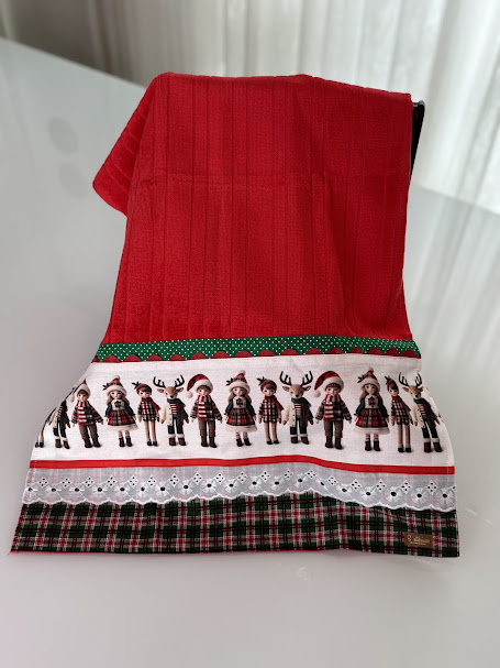 TOALHA DE ROSTO NATALINA