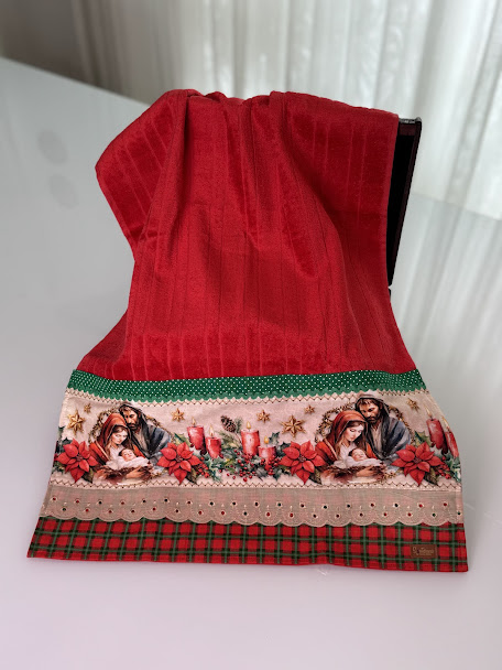 TOALHA NATALINA VELA