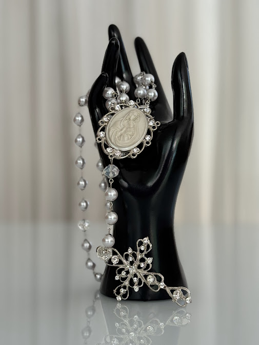 Terço Salve Rainha Camafeu em 3D