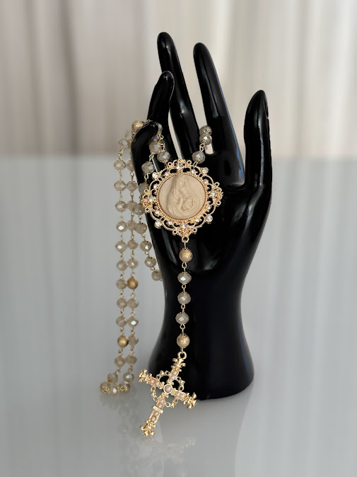 Terço Nossa Senhora em 3D