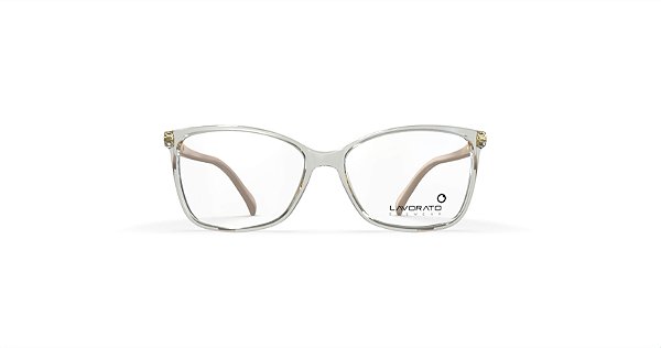 Armacao Plastico 31061-4302 Champanhe C/ Pel Verde Ol Lavorato