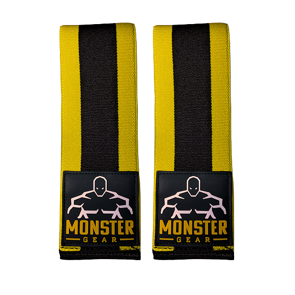 Faixa de Cotovelo Monster Gear Par - Amarelo