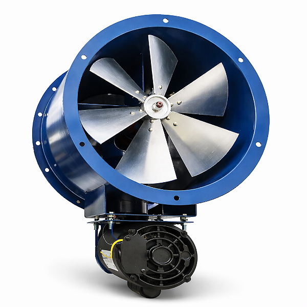 Exaustor Industrial 30cm com Transmissão por Correia e Motor Weg