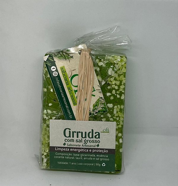 Sabonete de Arruda com Sal Grosso