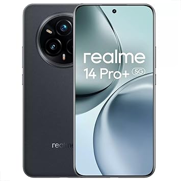 Realme 14 Pro+ 5G, Tela OLED 6,83" 120Hz, Dual SIM, Câmera Tripla 50MP com OIS, 256GB de Rom e 12GB de Ram