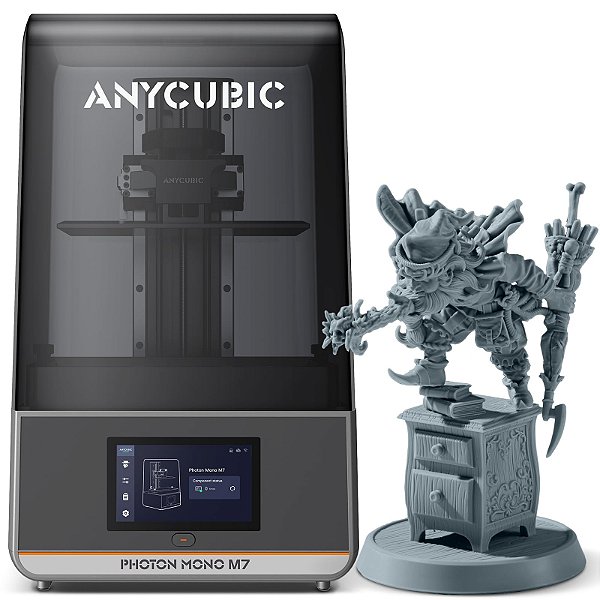 Impressora 3d Resina Uv Sla Anycubic Photon Mono M7 Cor Preto