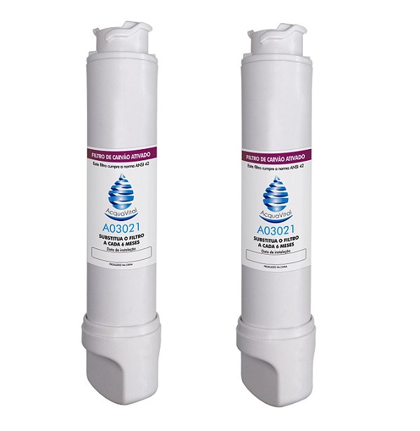 Kit 2 Filtros Água Refrigerador Electrolux Dm85x Dm90x Dm91x