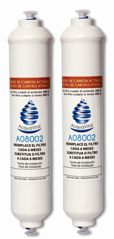 KIT 2 Filtros Externo Geladeira Electrolux Brastemp Samsung