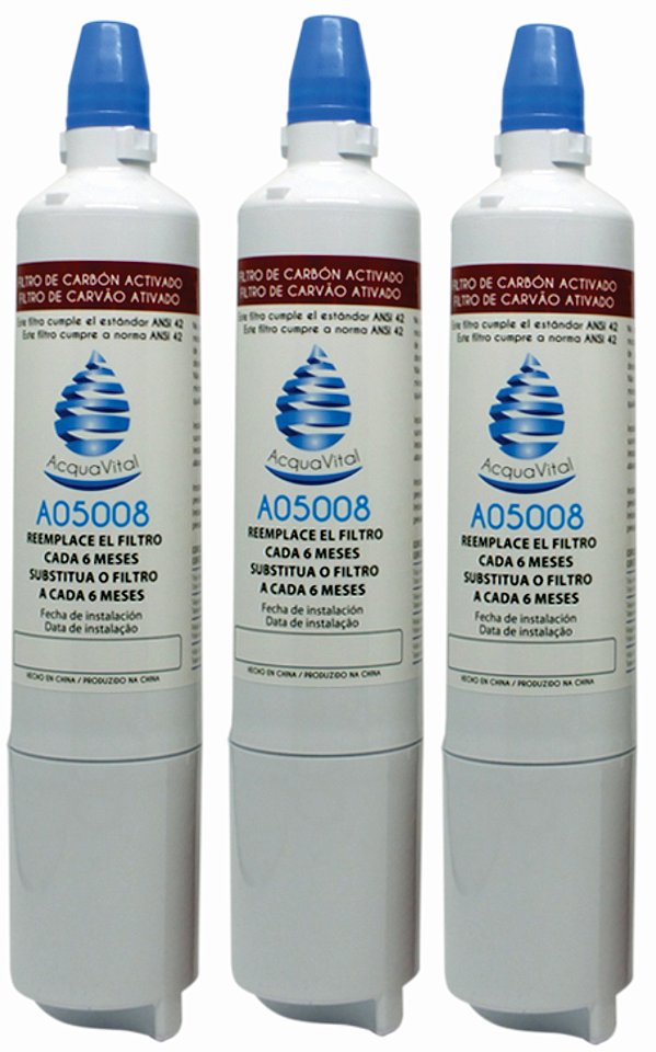 KIT 3 Filtros Compatíveis Geladeiras 5231ja2006a Gr-g267atba