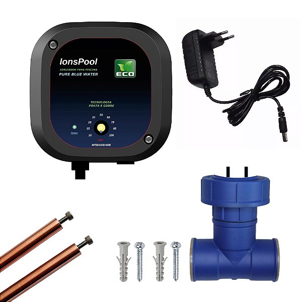 Ionizador Ionspool Para Piscinas Até 60 Mil Litros 60m³
