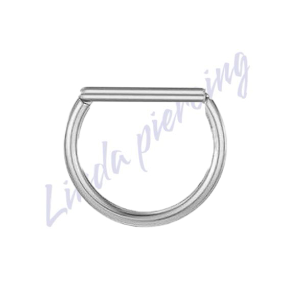 Meia Argola Titânio Segmento Articulado 1.2x10