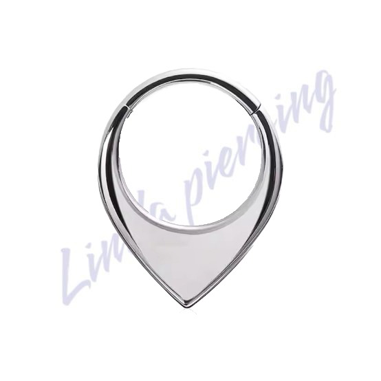 Argola Titânio Gota 8mm