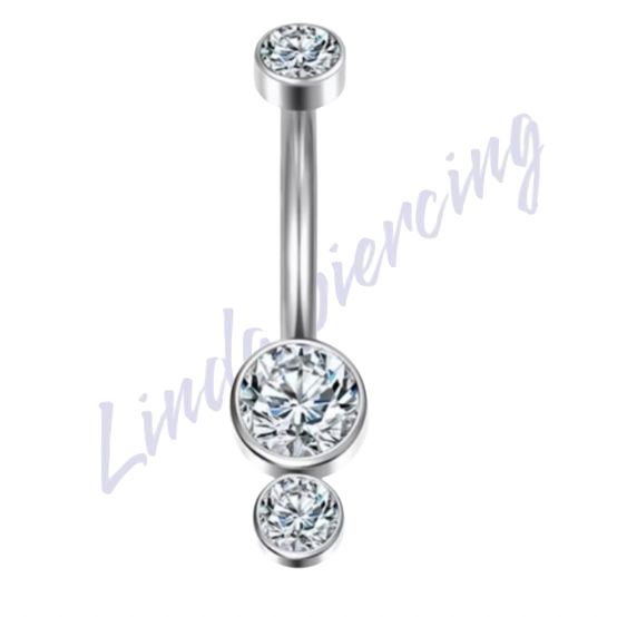 Umbigo titânio 2 zircônia