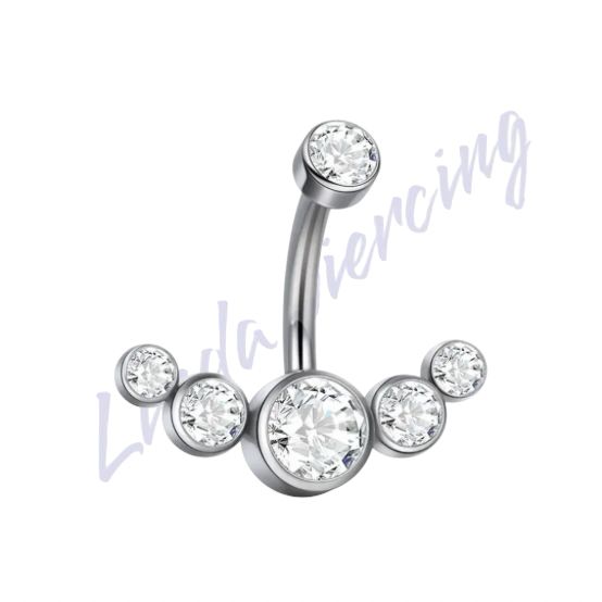 Umbigo Titânio Cluster Zircônia