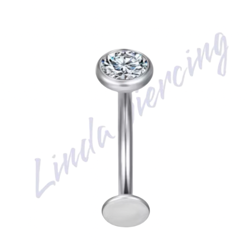 Banana Floating Titânio Zircônia Cristal