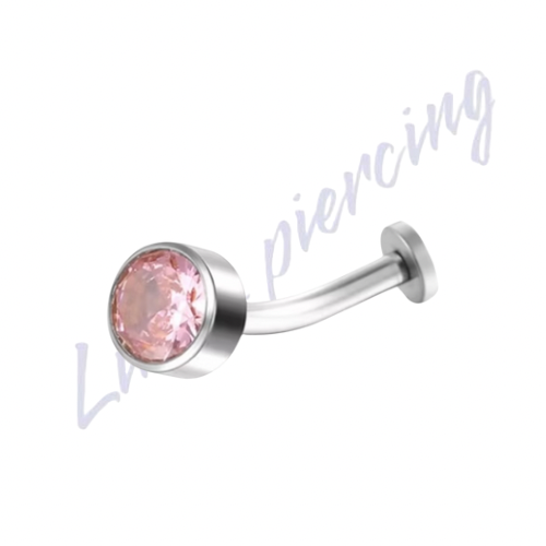 Banana Floating Titânio Rosa Clara Zircônia
