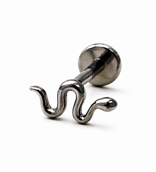 Labret Titânio Mini cobra Lisa 8mm
