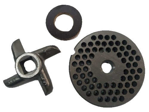 Kit Disco E Faca Cruzeta E Arruela Para Moedor Carne 10 5mm