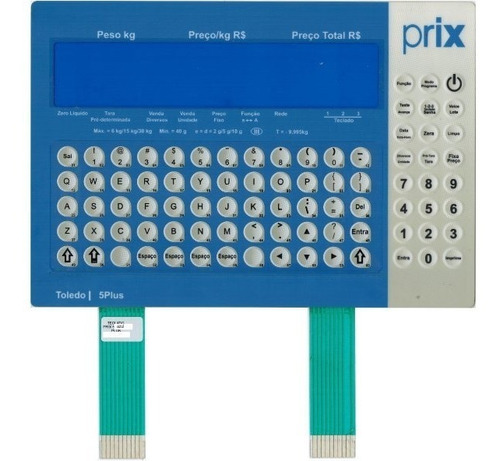 Teclado Prix 5 Toledo Azul