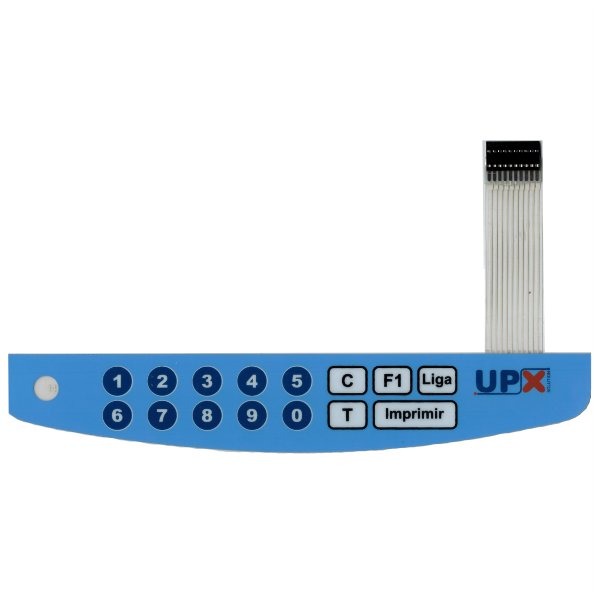 TECLADO UPX ACQUA  AZUL