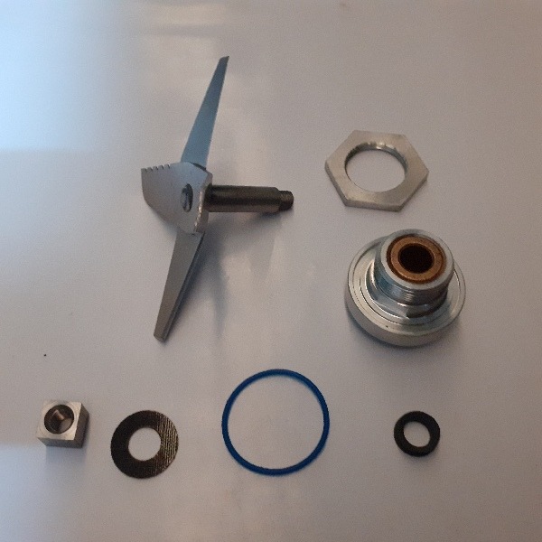 MANCAL CENTRAL COMPLETO TA-02-N (ALUMINIO) (9MM)