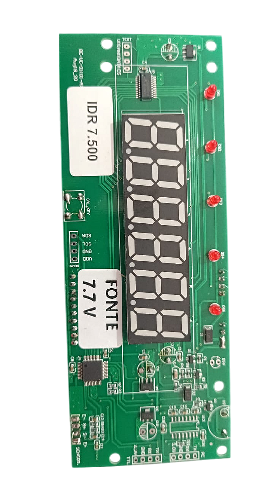 PLACA BALANÇA RAMUZA IDR-7500 fonte 7.7v
