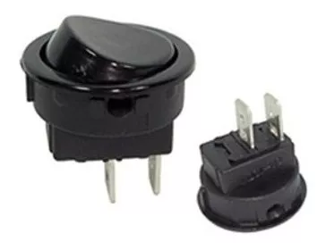 Botão / Chave Interruptor Liga-desliga Redondo Gangorra 10a Metvisa