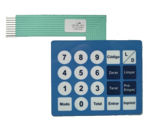 Teclado Prix 3 Toledo Azul antigo