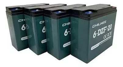 Kit 4 Baterias 12v 20ah