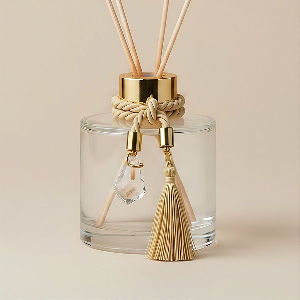 Cordão Decorativo Com Pompom E Pingente Pião - Caqui Com Ouro - 33,5cm - 1 unidade - Rizzo