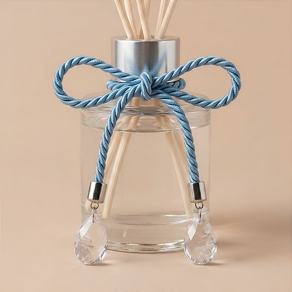 Cordão Decorativo - Azul Claro Pingente Gota - 32cm - 1 unidade - Rizzo