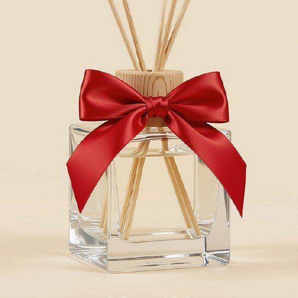 Laço Perfeito de Fita de Cetim com Lacre Prático - Vermelho - G 11x13cm - 3 unidades - Cromus - Rizzo